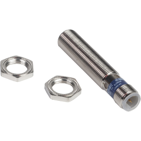 TES Electric Inductive Proximity Metal Barrel Sensor; 12mm; Embeddable; 12-48VDC; NO; PNP; Connector - M12